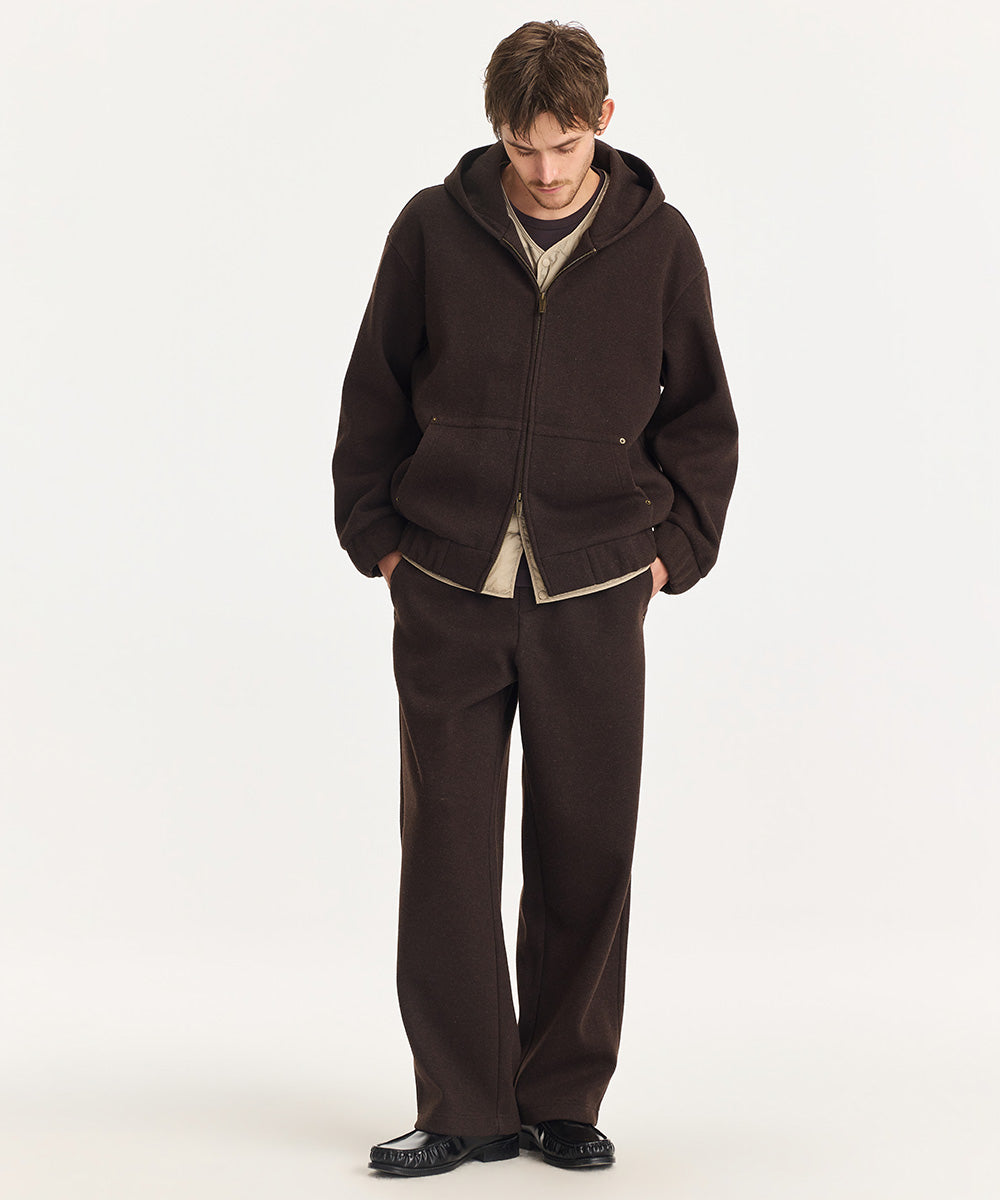 KNIT WIDE-LEG PANTS