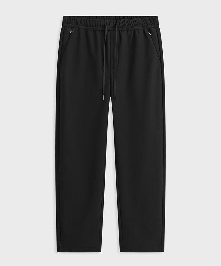 STRAIGHT-LEG KNIT PANTS