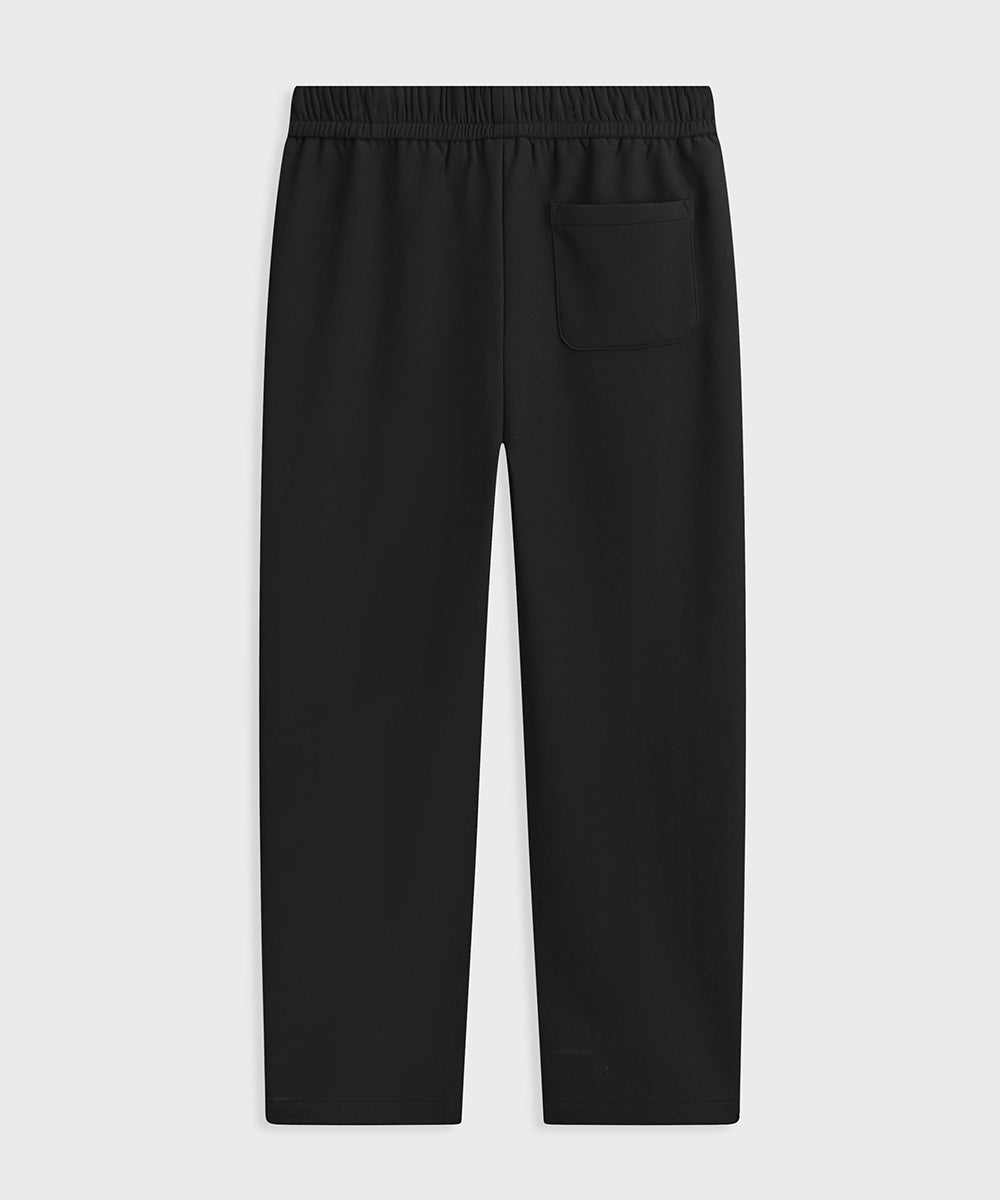 STRAIGHT-LEG KNIT PANTS