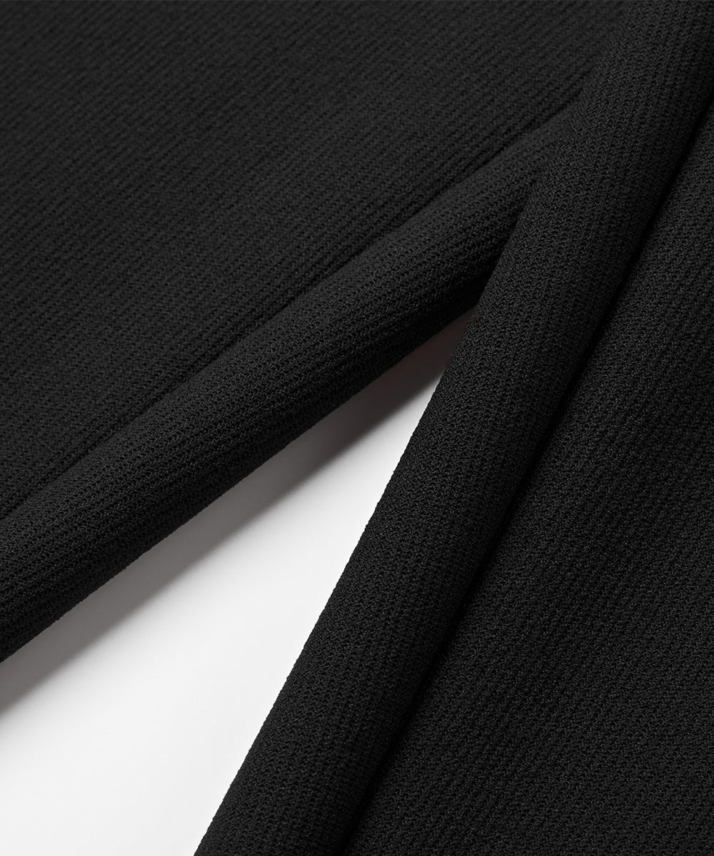 STRAIGHT-LEG KNIT PANTS