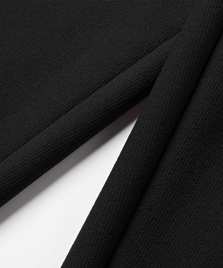 STRAIGHT-LEG KNIT PANTS