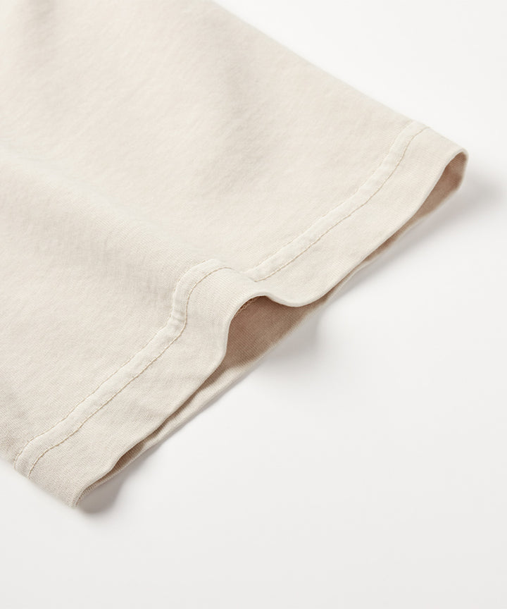Washed Jersey Crew Neck T-Shirt