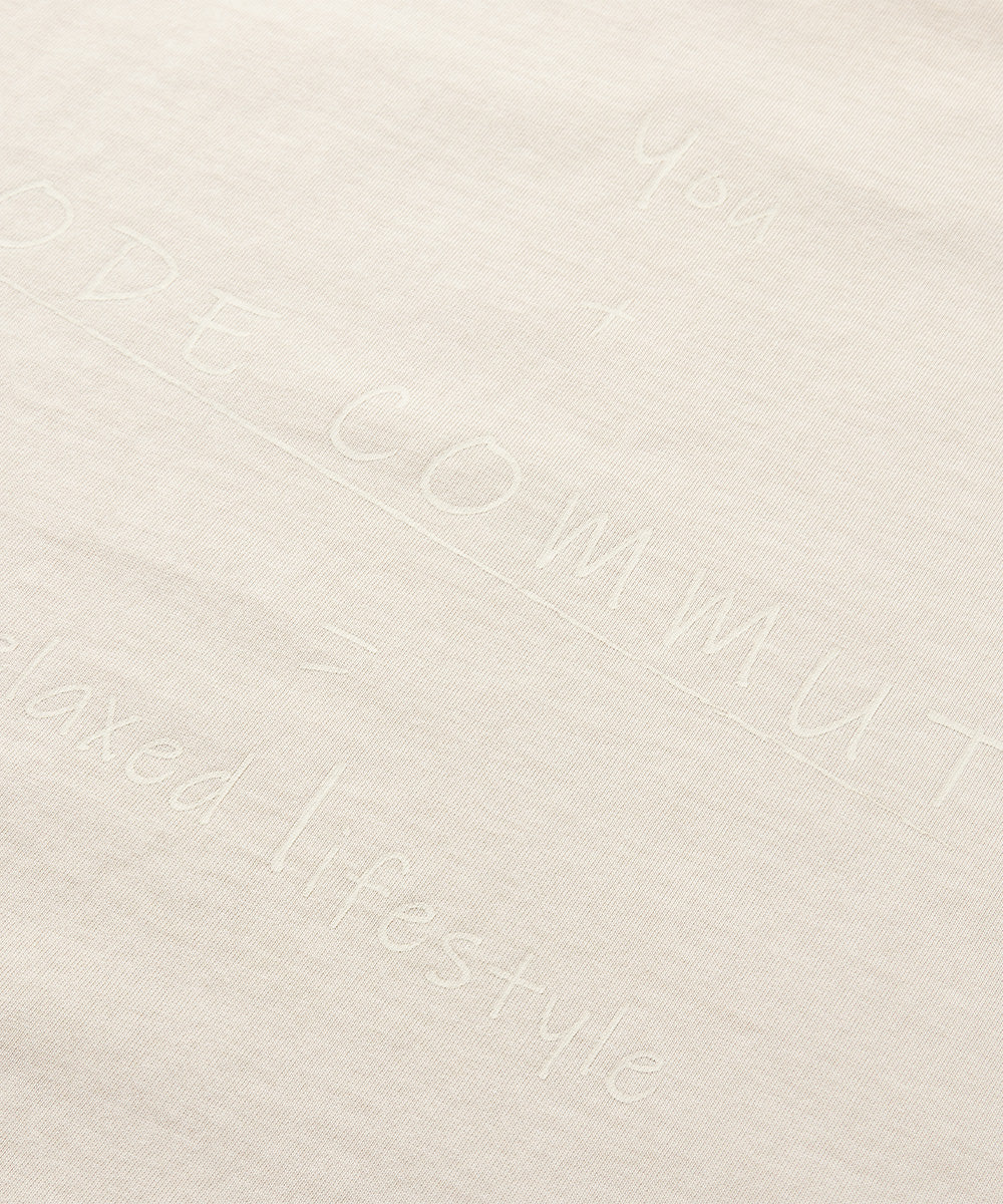 Washed Jersey Crew Neck T-Shirt
