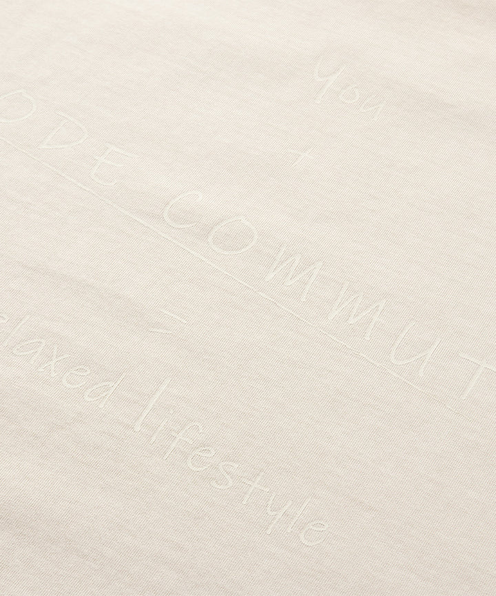 Washed Jersey Crew Neck T-Shirt