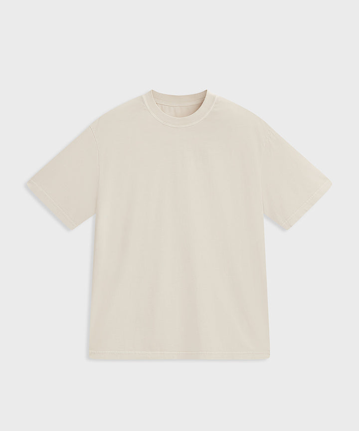 Washed Jersey Crew Neck T-Shirt