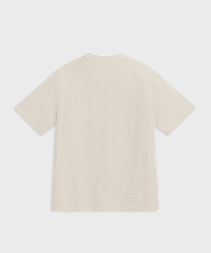 Washed Jersey Crew Neck T-Shirt