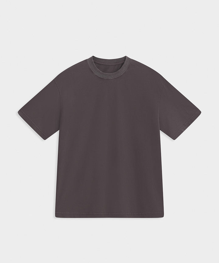 Washed Jersey Crew Neck T-Shirt