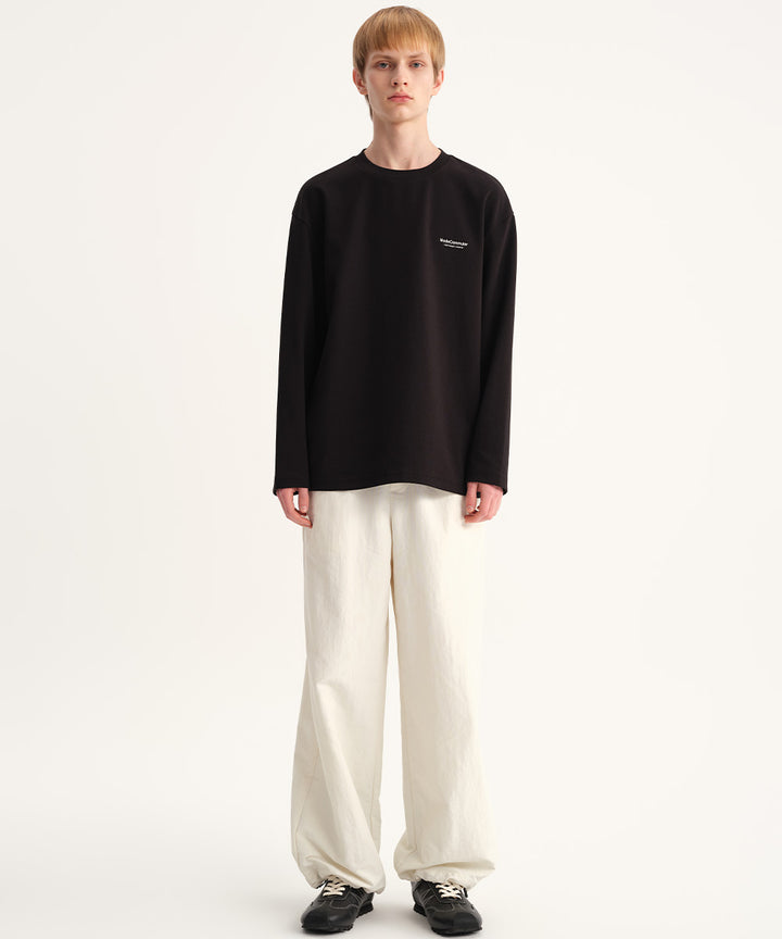 Cotton Crew Neck L/S T-Shirt