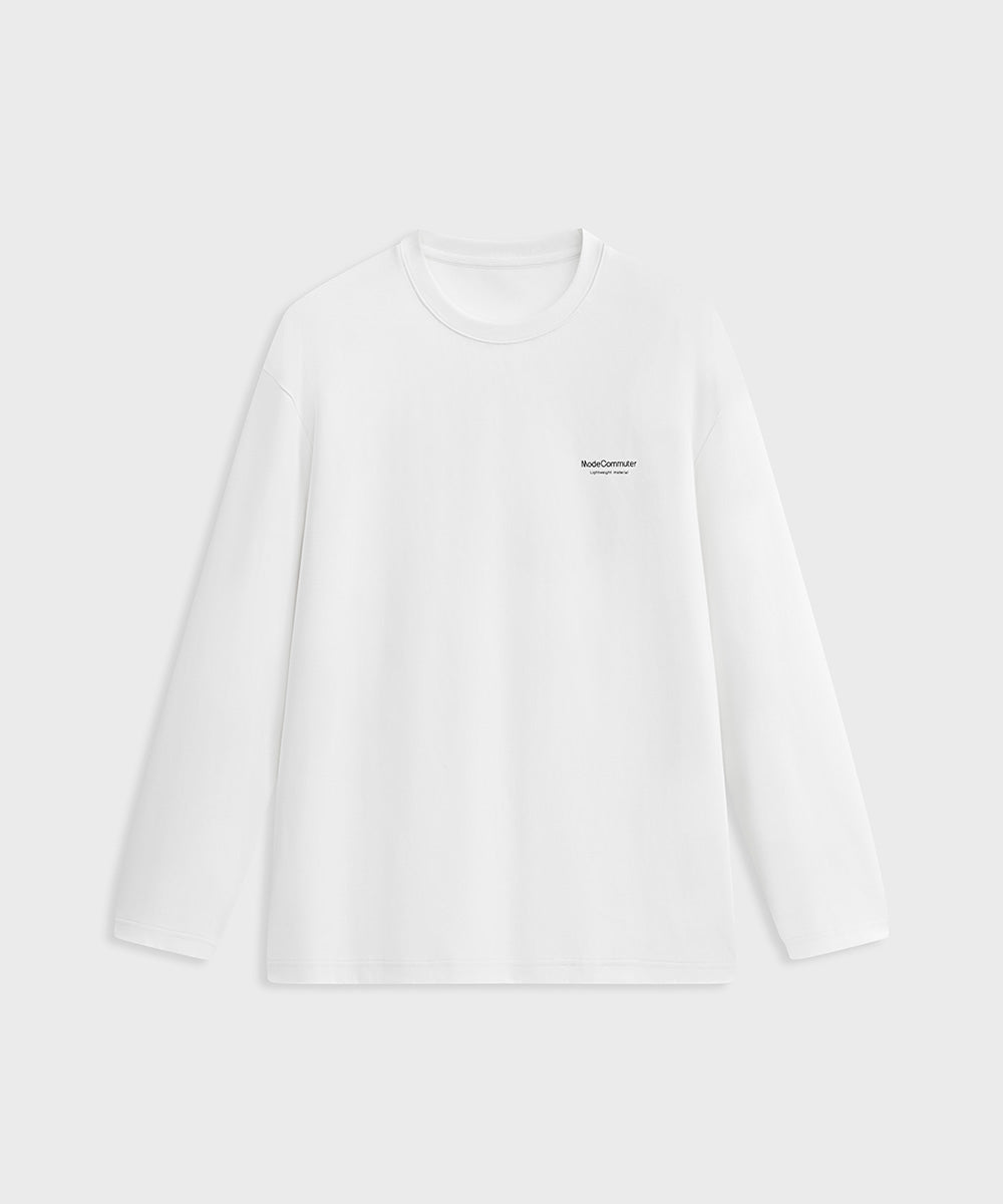 Cotton Crew Neck L/S T-Shirt