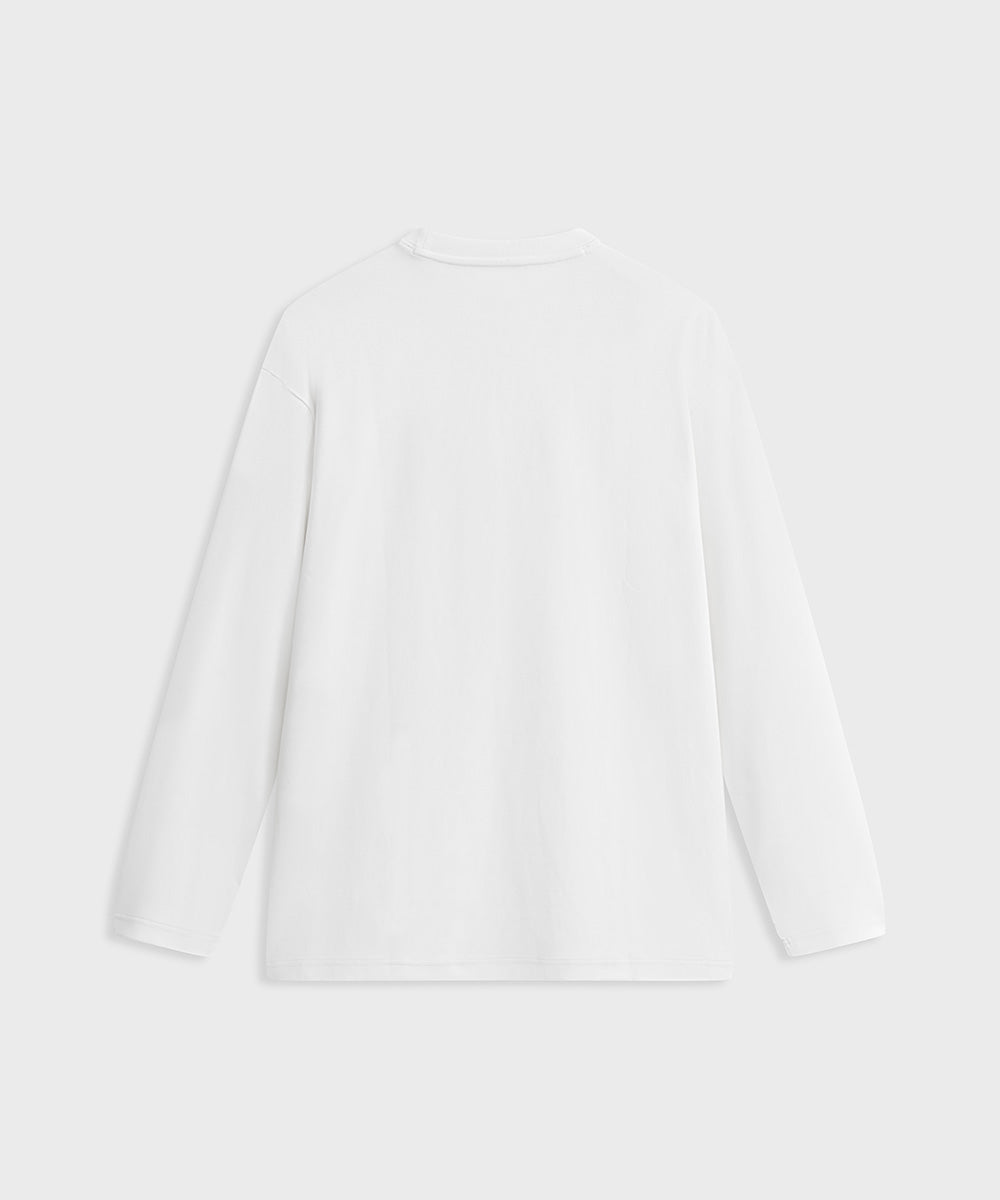 Cotton Crew Neck L/S T-Shirt