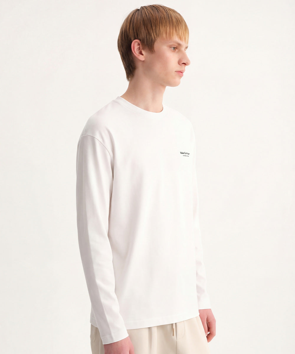 Cotton Crew Neck L/S T-Shirt