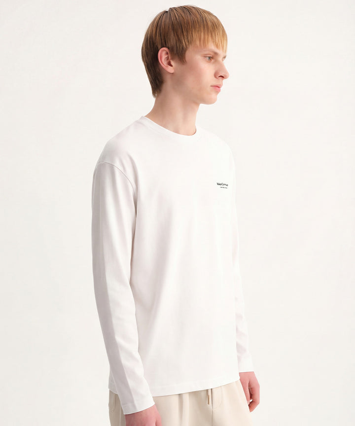 Cotton Crew Neck L/S T-Shirt