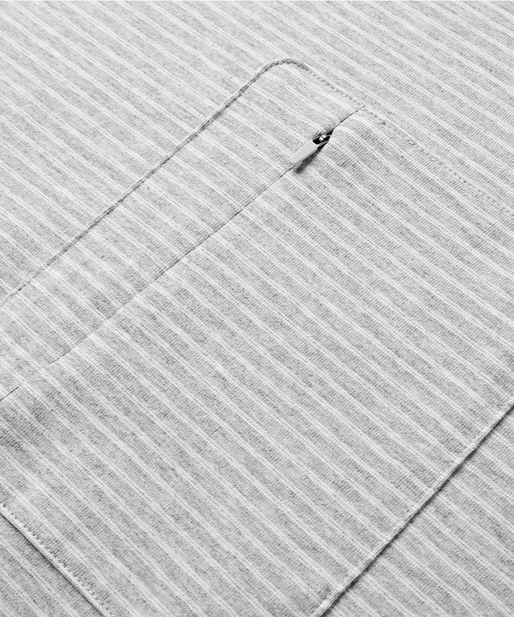 Yarn-Dyed Striped Crew Neck S/S T-Shirt