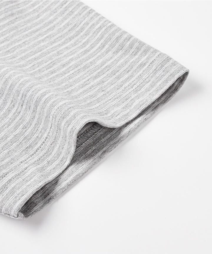 Yarn-Dyed Striped Crew Neck S/S T-Shirt