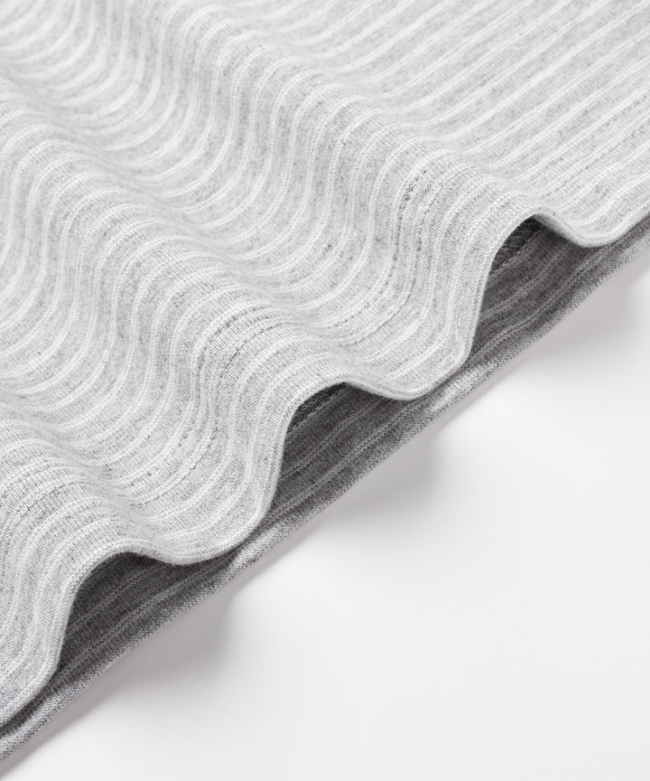 Yarn-Dyed Striped Crew Neck S/S T-Shirt