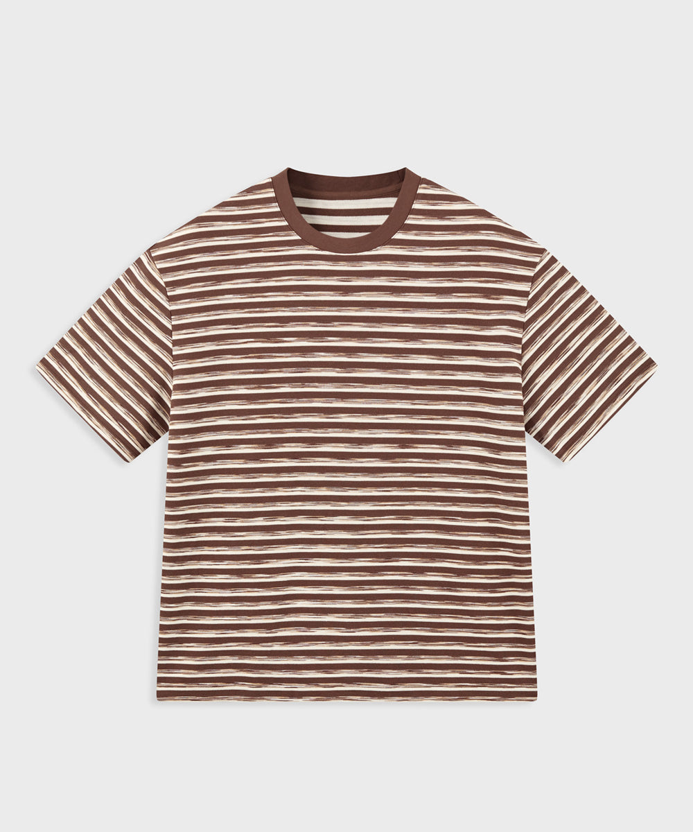 Border Crew Neck S/S T-Shirt
