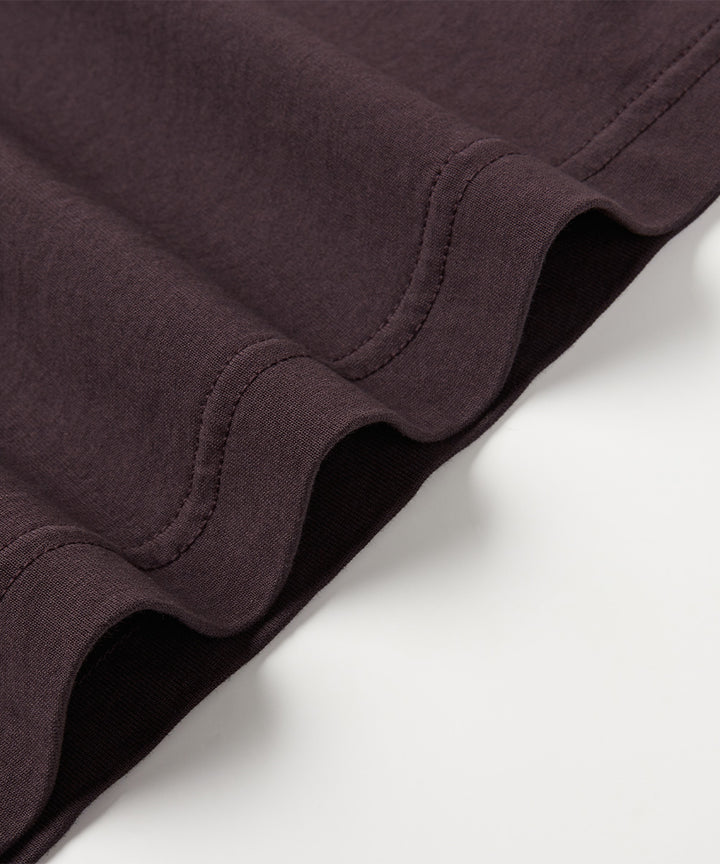 Gradient Knit Crew Neck S/S T-Shirt