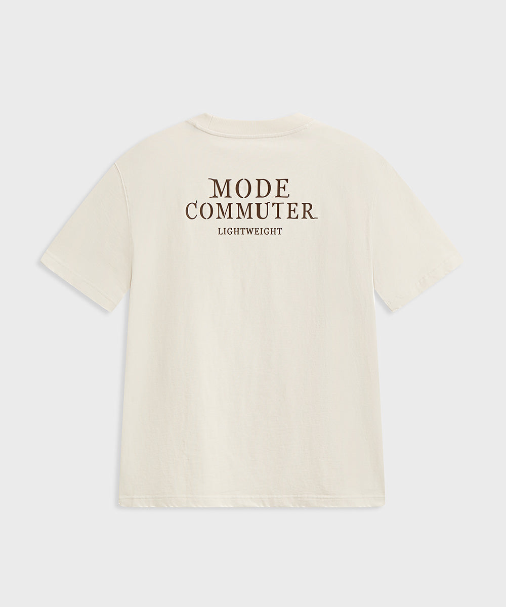 Washed Jersey Crewneck T-Shirt