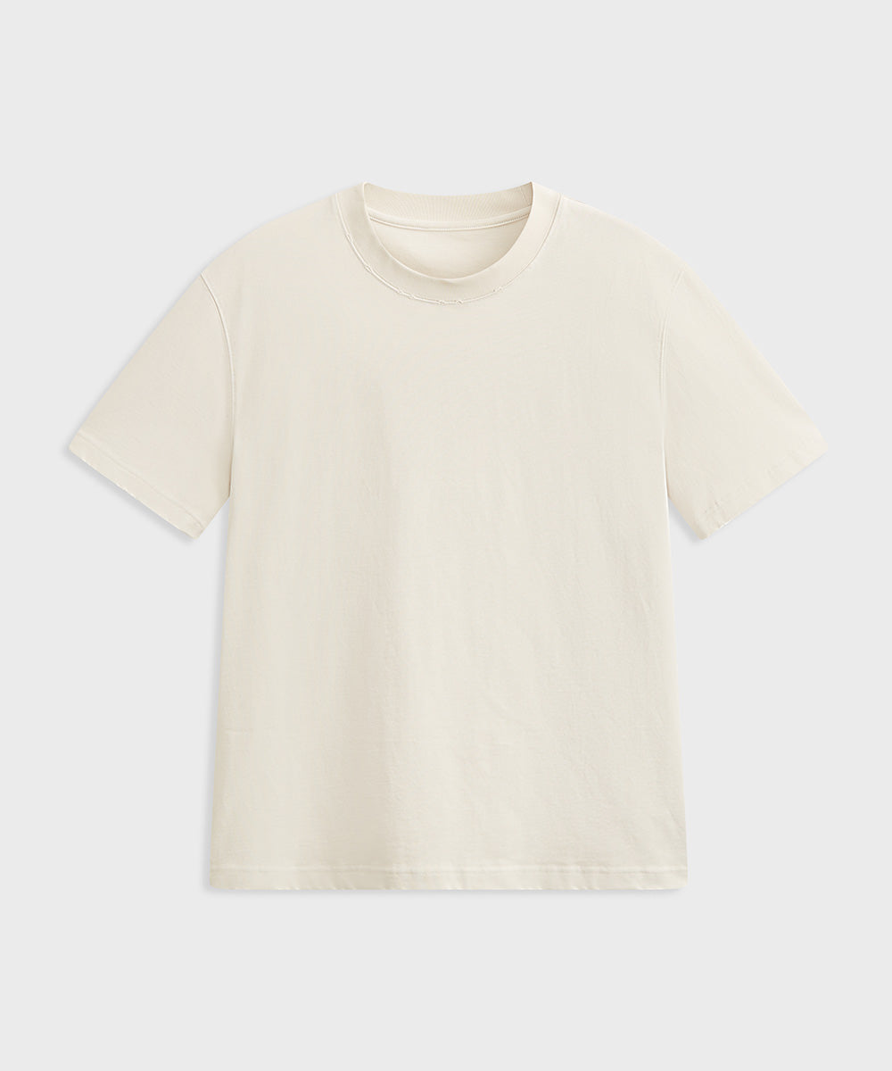 Washed Jersey Crewneck T-Shirt