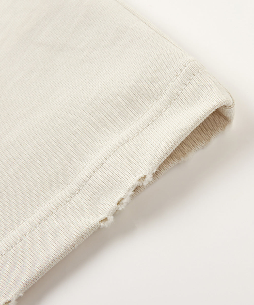 Washed Jersey Crewneck T-Shirt