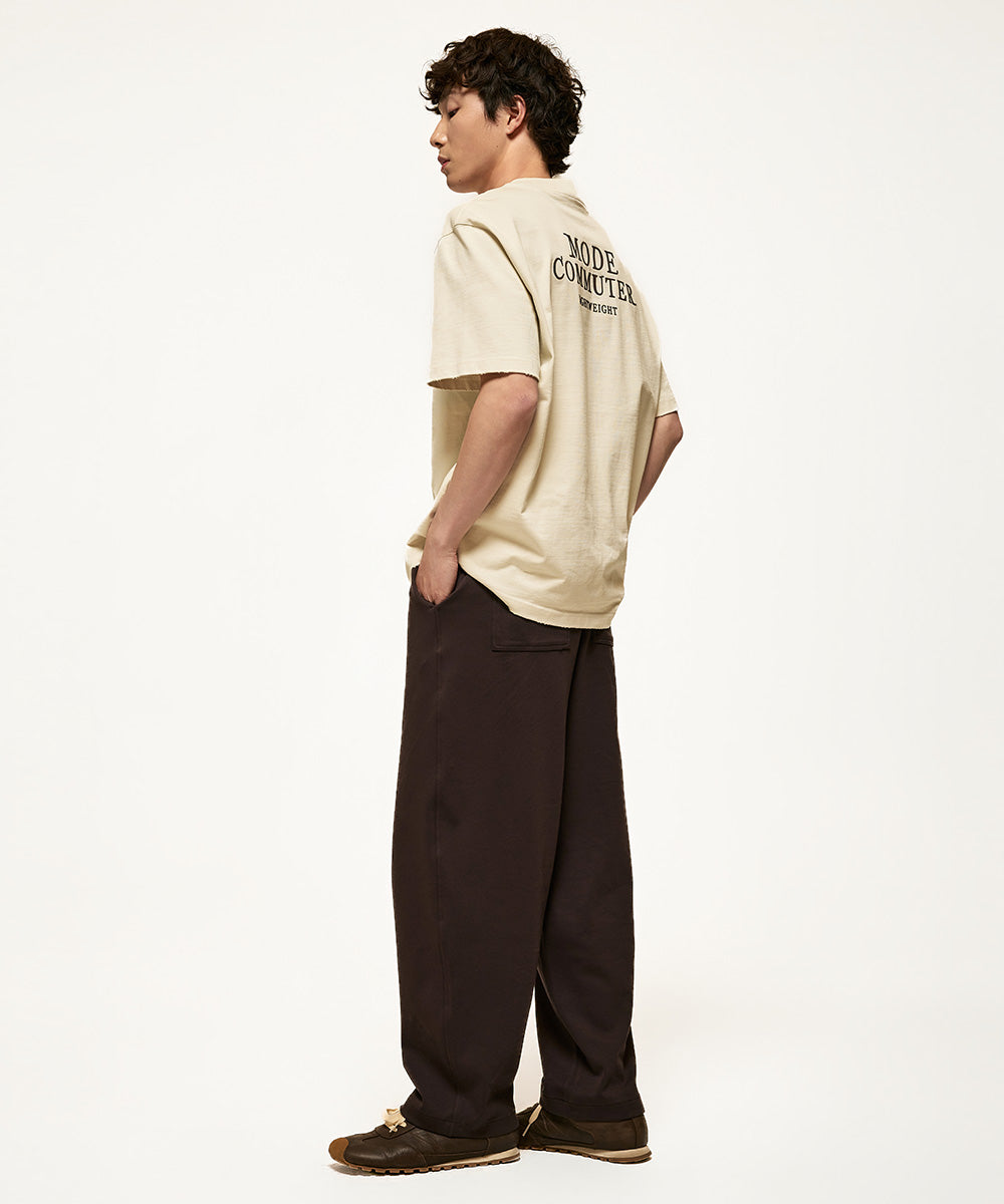 Washed Jersey Crewneck T-Shirt