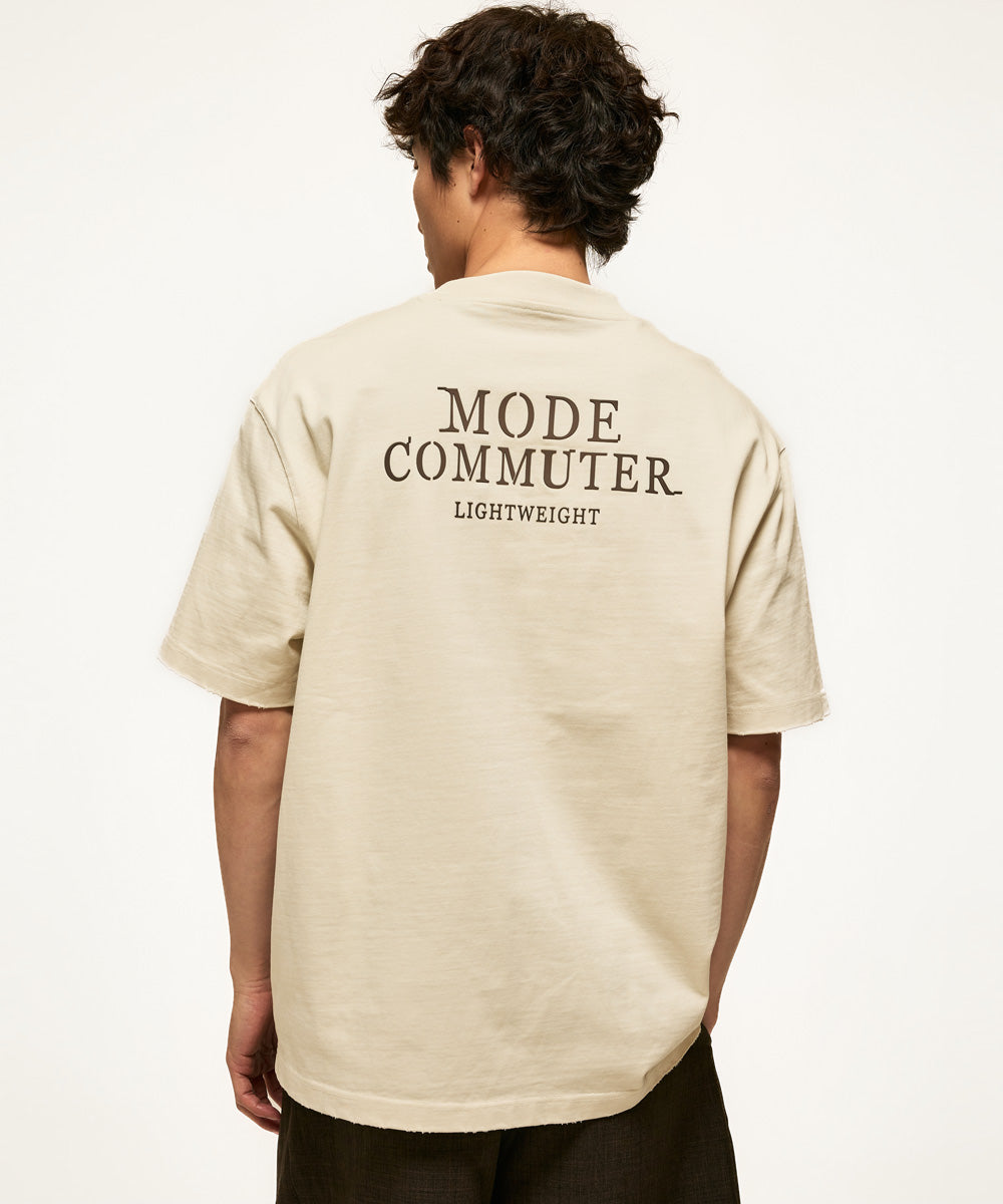 Washed Jersey Crewneck T-Shirt