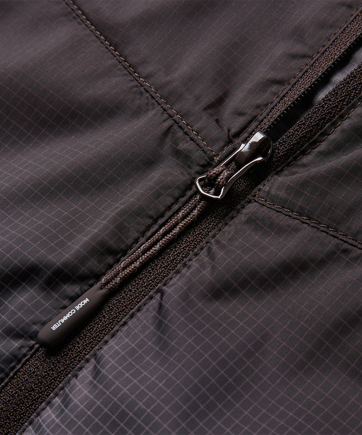 Gradient Woven Hooded Jacket
