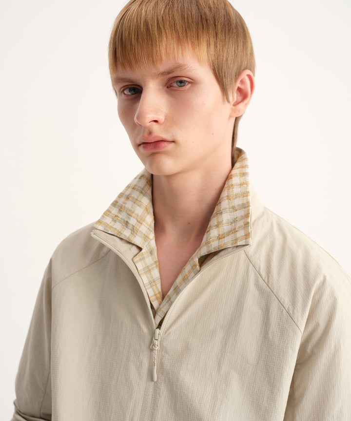 Dry Touch Stand Collar Blouson