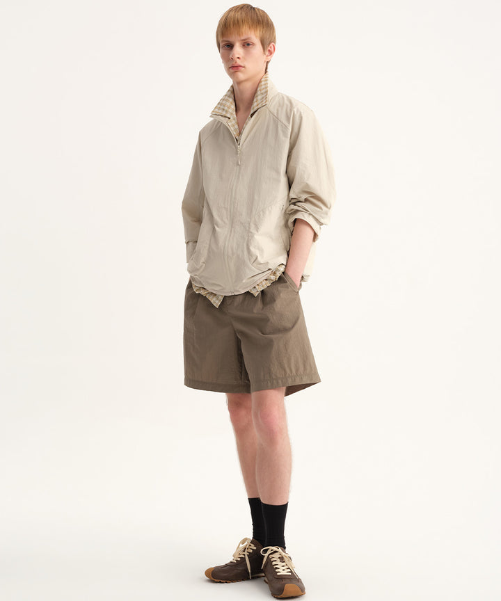 Dry Touch Stand Collar Blouson