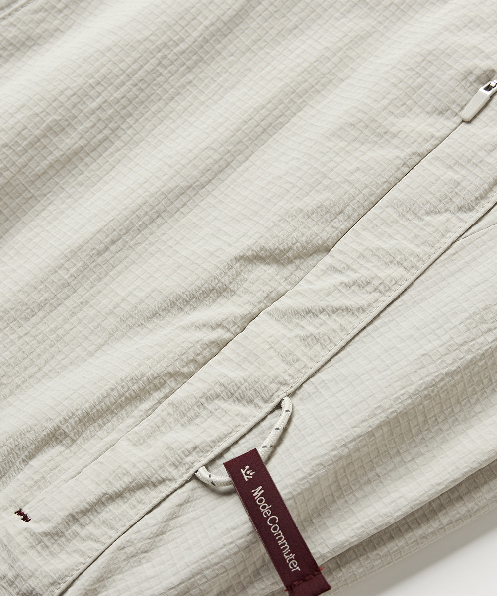 Dry Touch Stand Collar Blouson