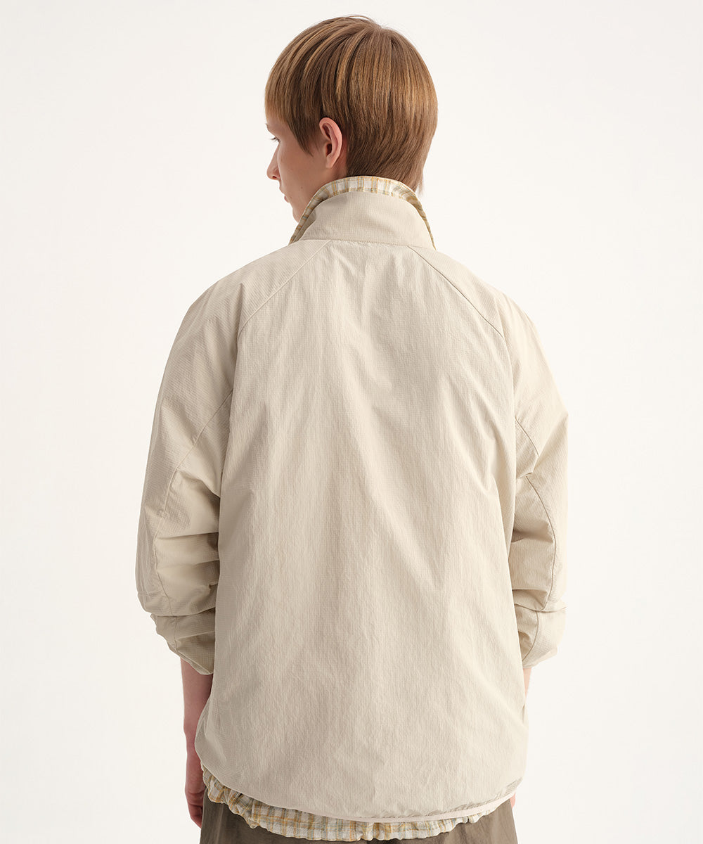 Dry Touch Stand Collar Blouson