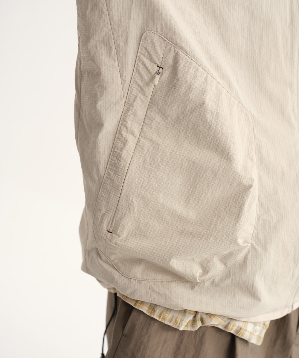 Dry Touch Stand Collar Blouson