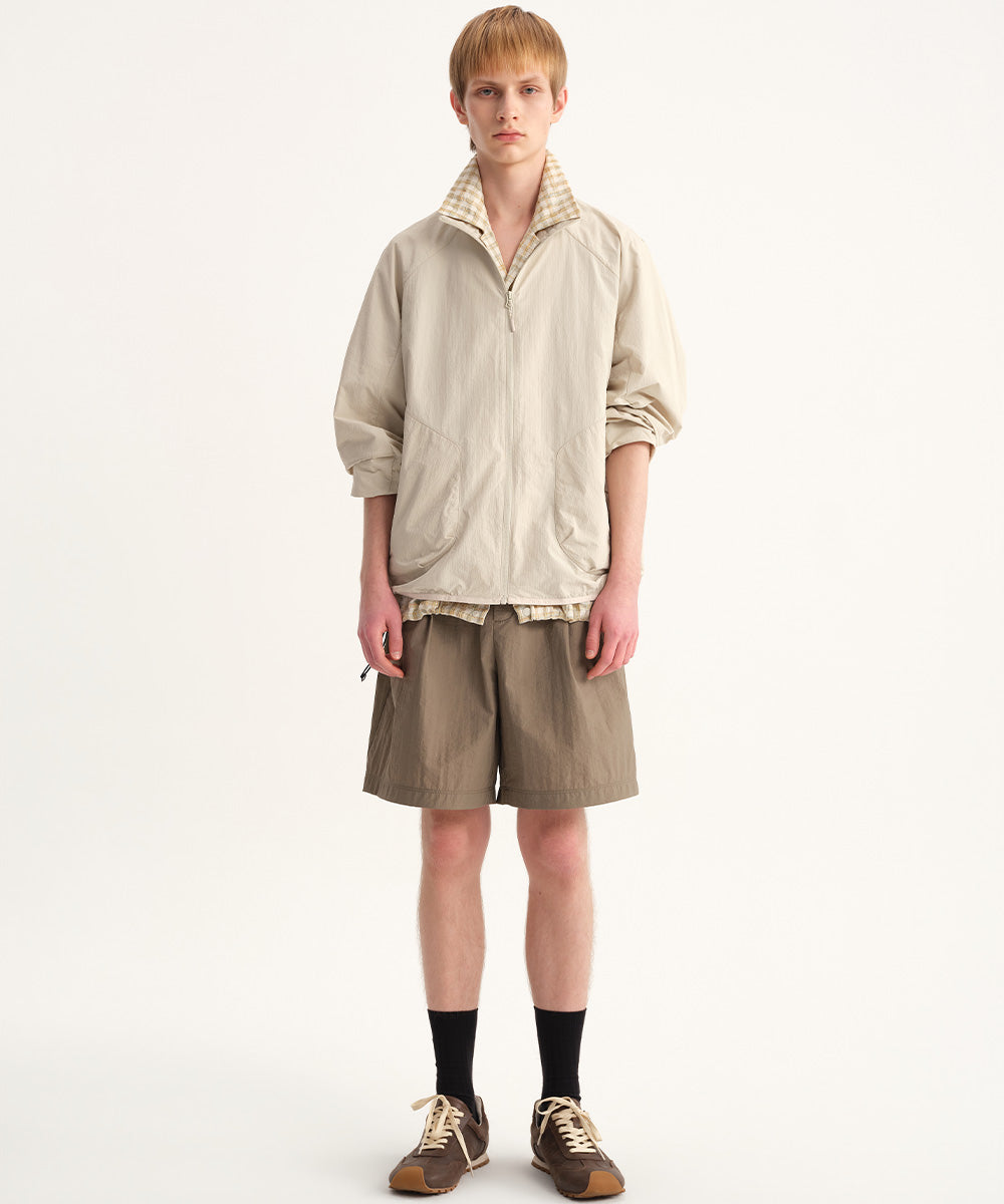 Dry Touch Stand Collar Blouson