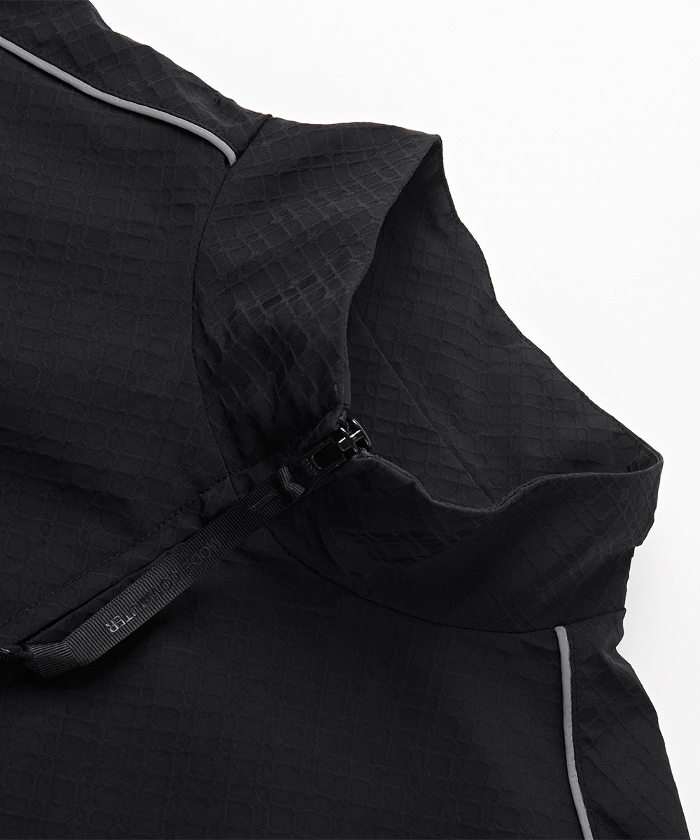 Dry-Touch Diamond-Stitched Blouson