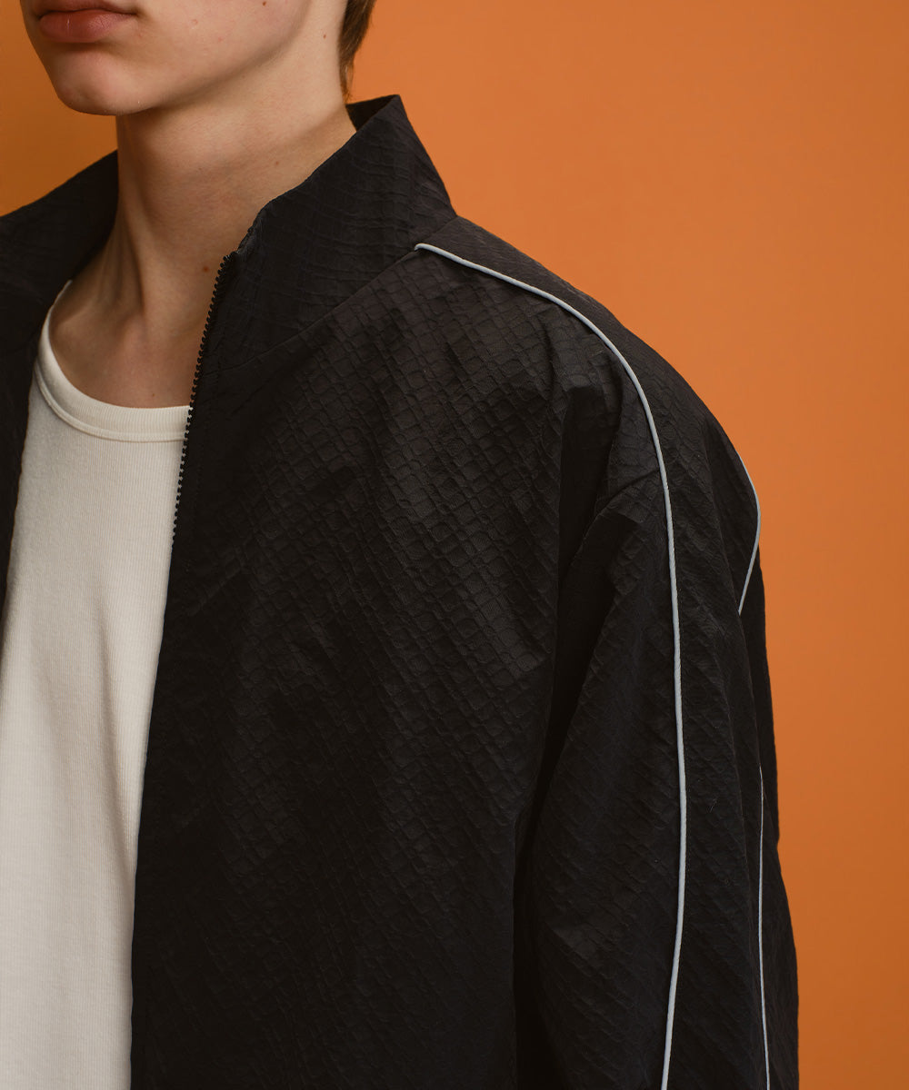 Dry-Touch Diamond-Stitched Blouson