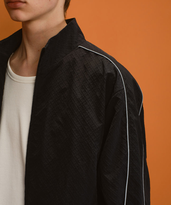 Dry-Touch Diamond-Stitched Blouson