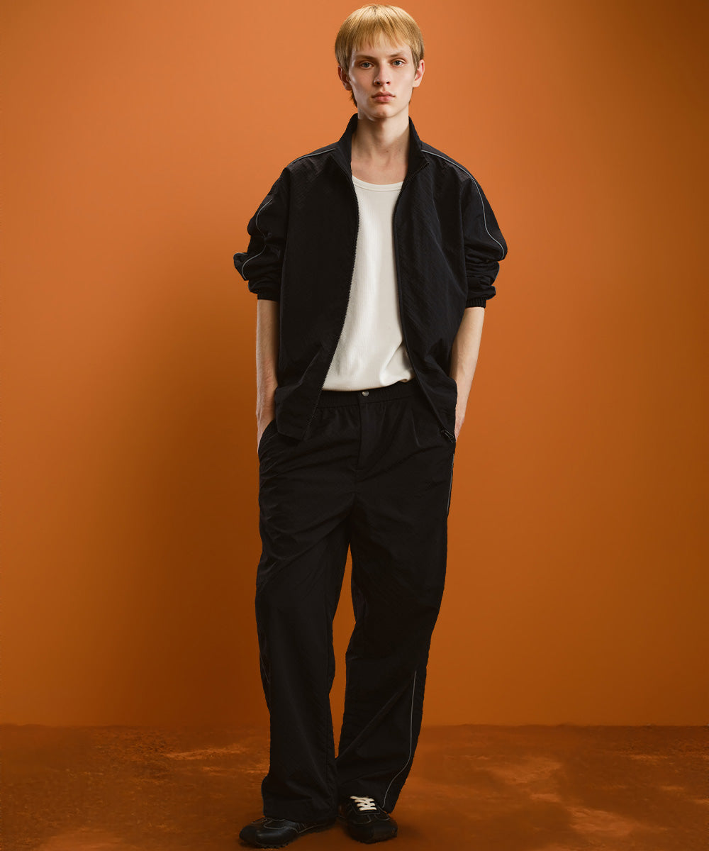 Dry-Touch Diamond-Stitched Blouson