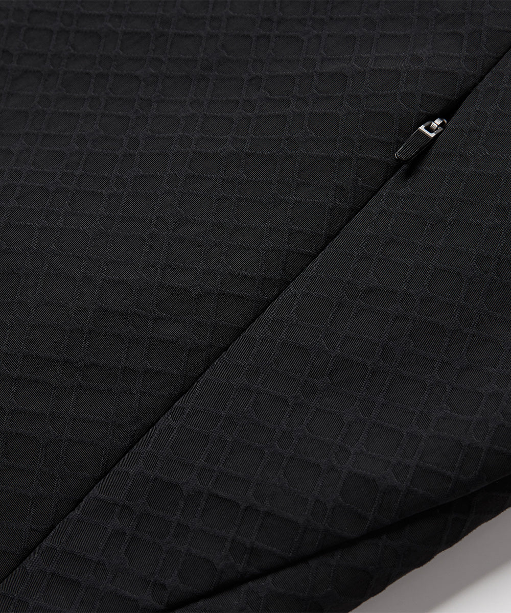 Dry-Touch Diamond-Stitched Blouson