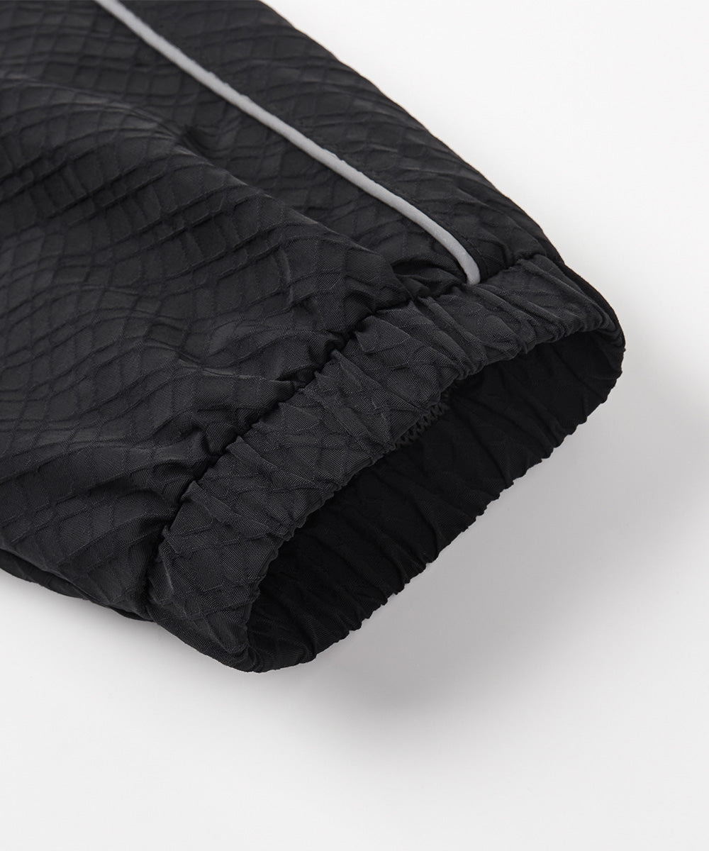 Dry-Touch Diamond-Stitched Blouson