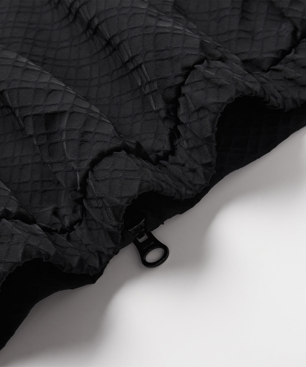 Dry-Touch Diamond-Stitched Blouson