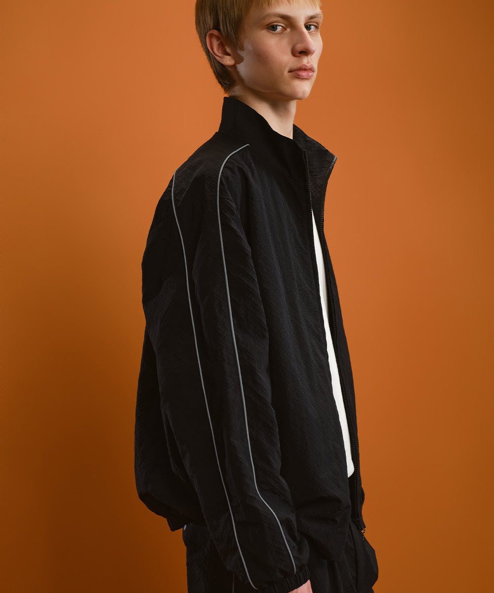 Dry-Touch Diamond-Stitched Blouson