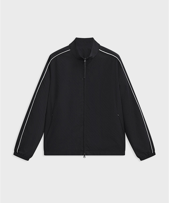 Dry-Touch Diamond-Stitched Blouson