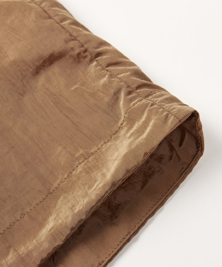 Crinkled Luster Shirt Blouson