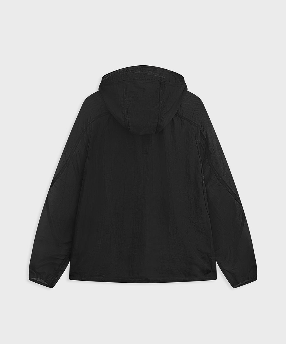 Lightweight Mesh Full-Zip Hoodie Jacket
