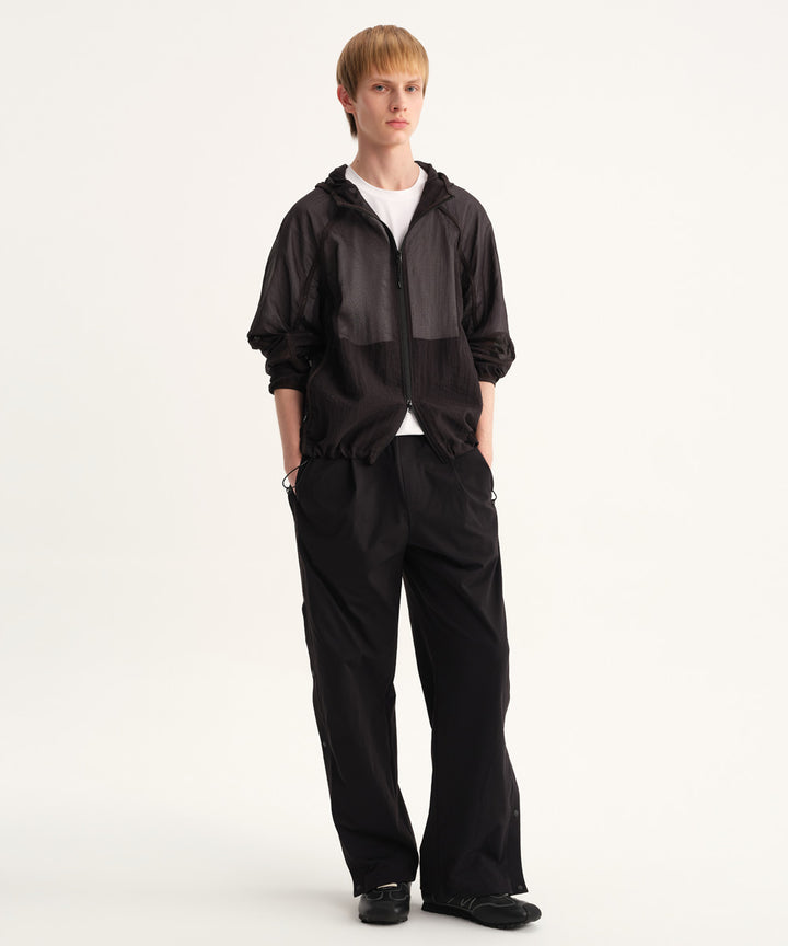 Lightweight Mesh Full-Zip Hoodie Jacket