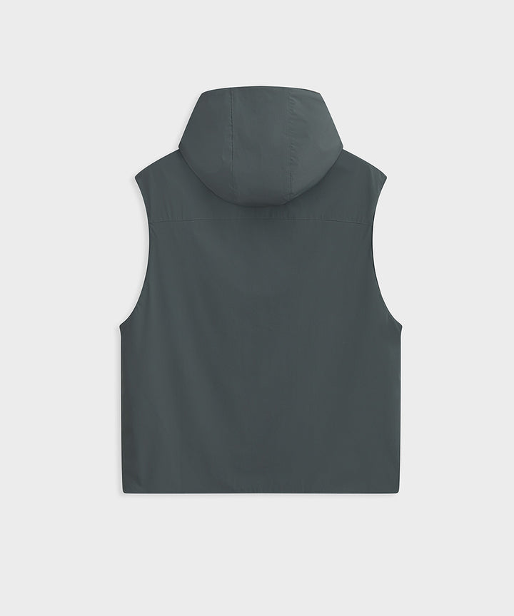 Relaxed-Fit Hooded Vest