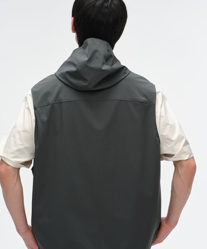 Relaxed-Fit Hooded Vest