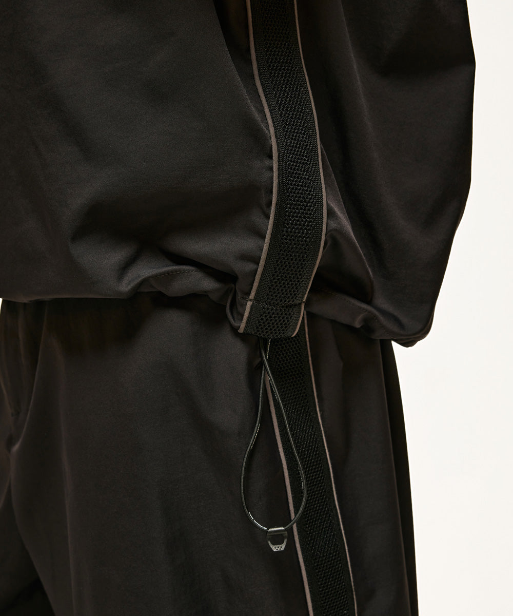 Side-Stripe Open Collar Shirt