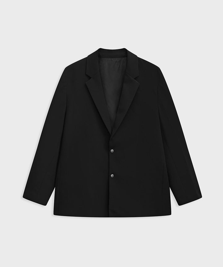 Minimal Single-Breasted Jacket