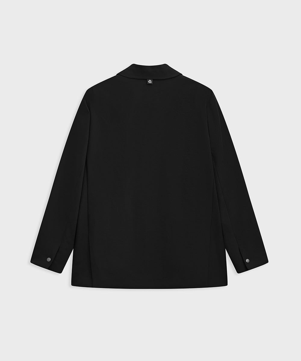 Minimal Single-Breasted Jacket